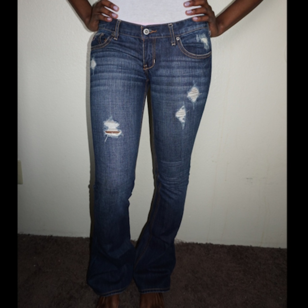 Hollister Destroyed Jeans